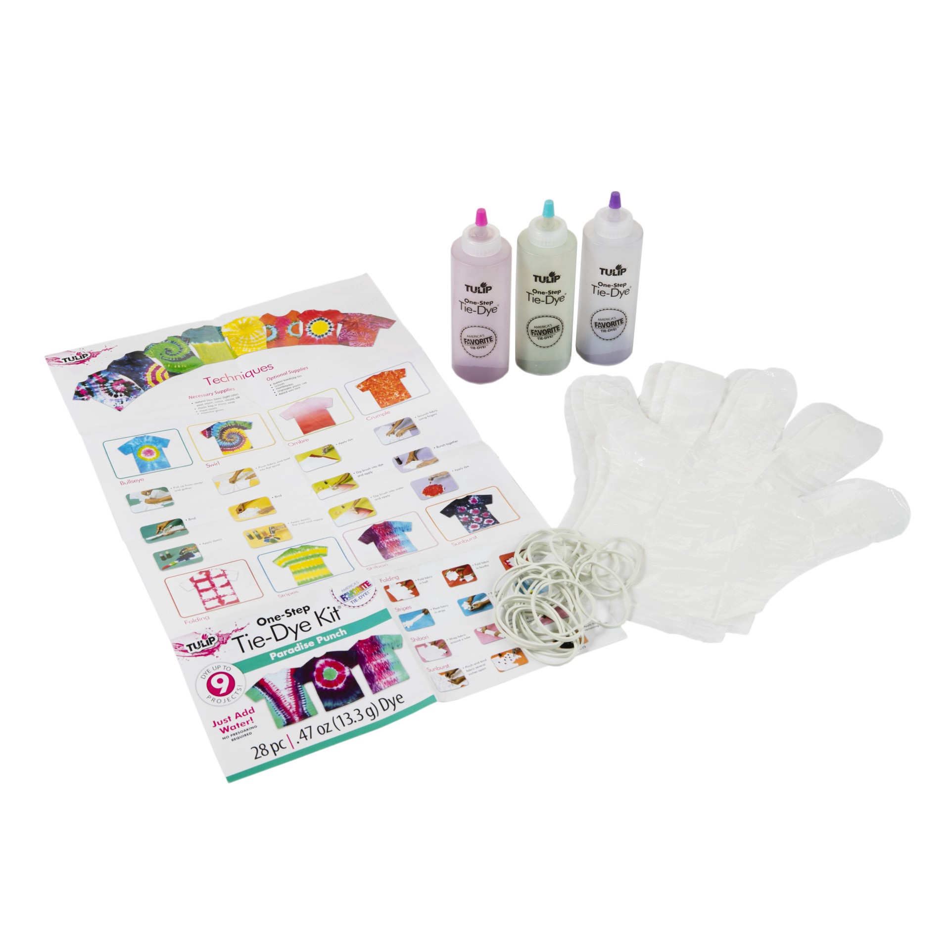 slide 6 of 8, Tulip One-Step Tie-Dye Kit, Small, 1 ct