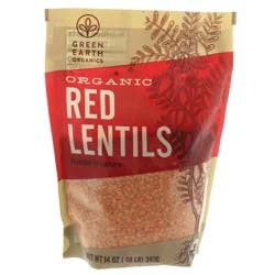 Green Earth Organics Organic Red Lentils