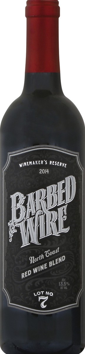 slide 1 of 3, Barbed Wire Red Wine Blend 750 ml, 750 ml