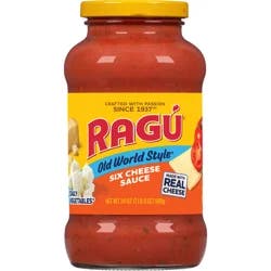 Ragu Chunky Six Cheese Sauce 24 oz