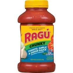 Ragu Chunky Tomato Garlic & Onion Sauce 45 oz