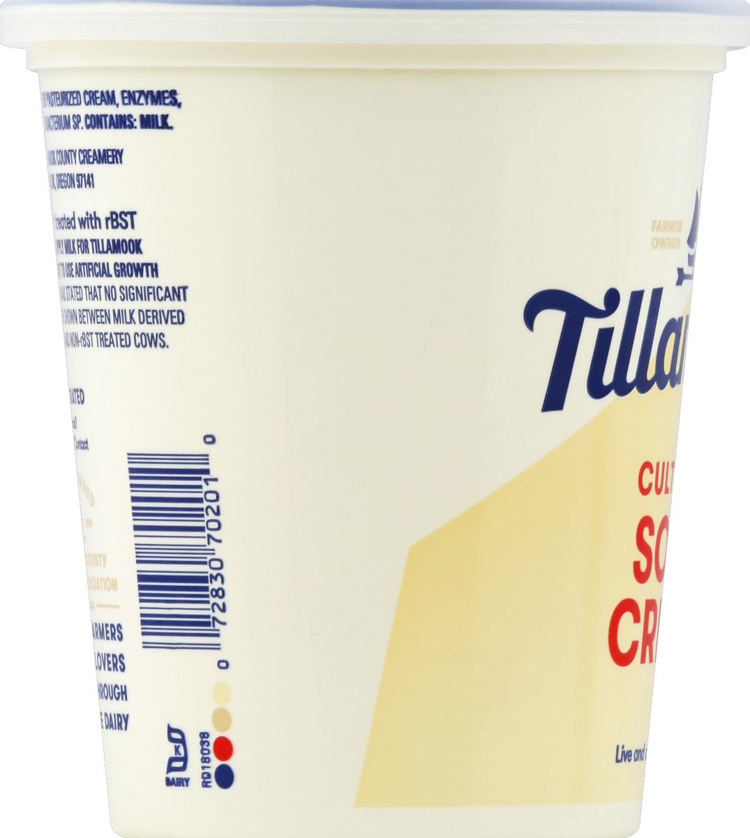 slide 5 of 7, Tillamook Premium Sour Cream, 16 oz