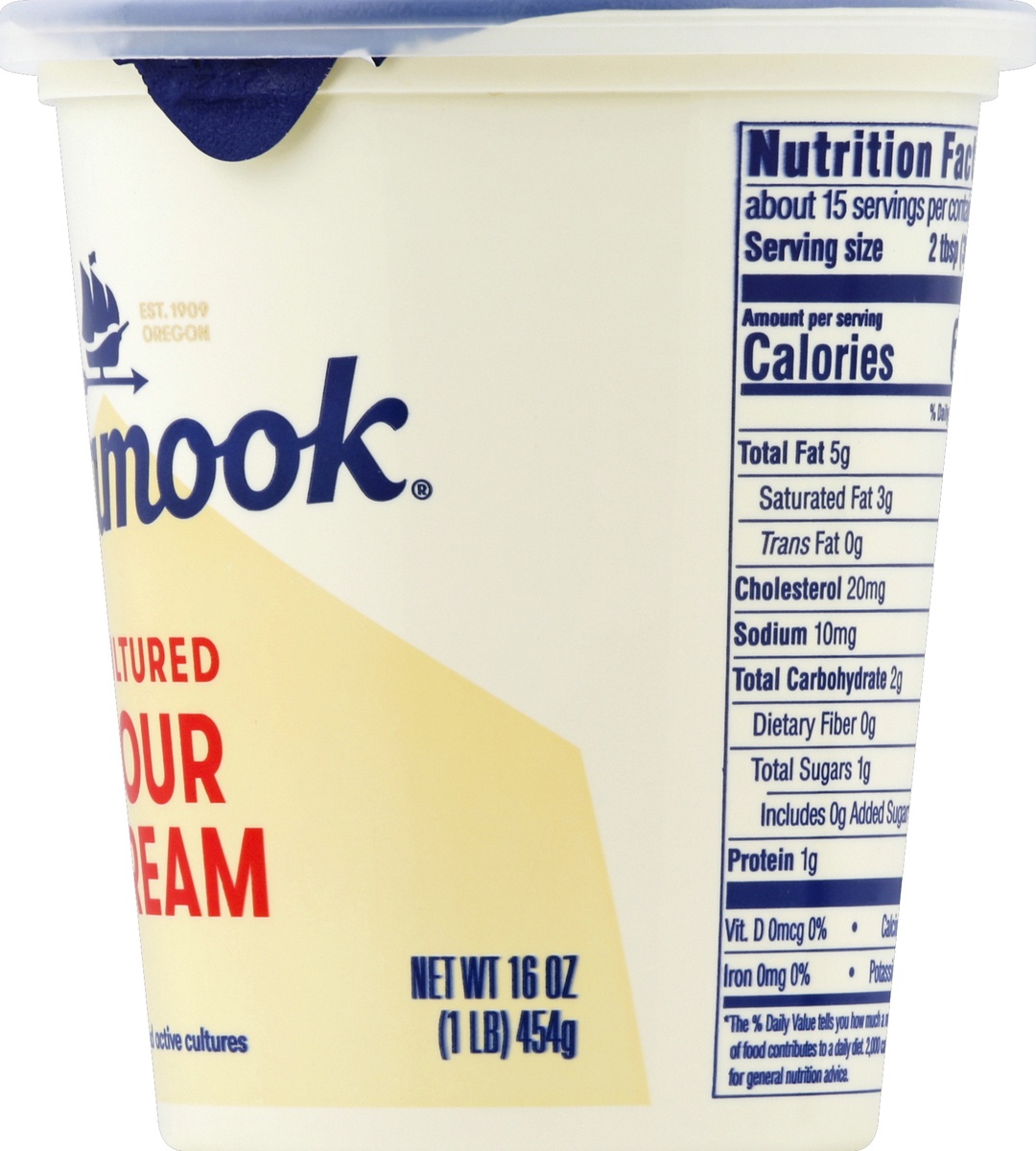slide 6 of 7, Tillamook Premium Sour Cream, 16 oz