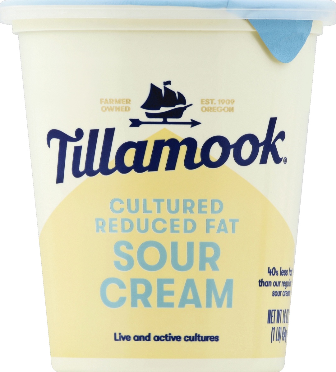 slide 7 of 7, Tillamook Sour Cream 16 oz, 16 oz