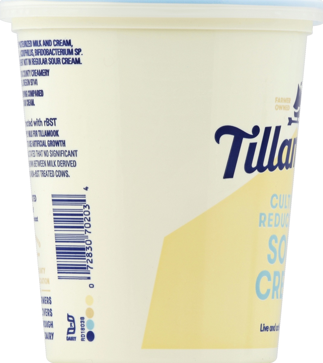 slide 6 of 7, Tillamook Sour Cream 16 oz, 16 oz