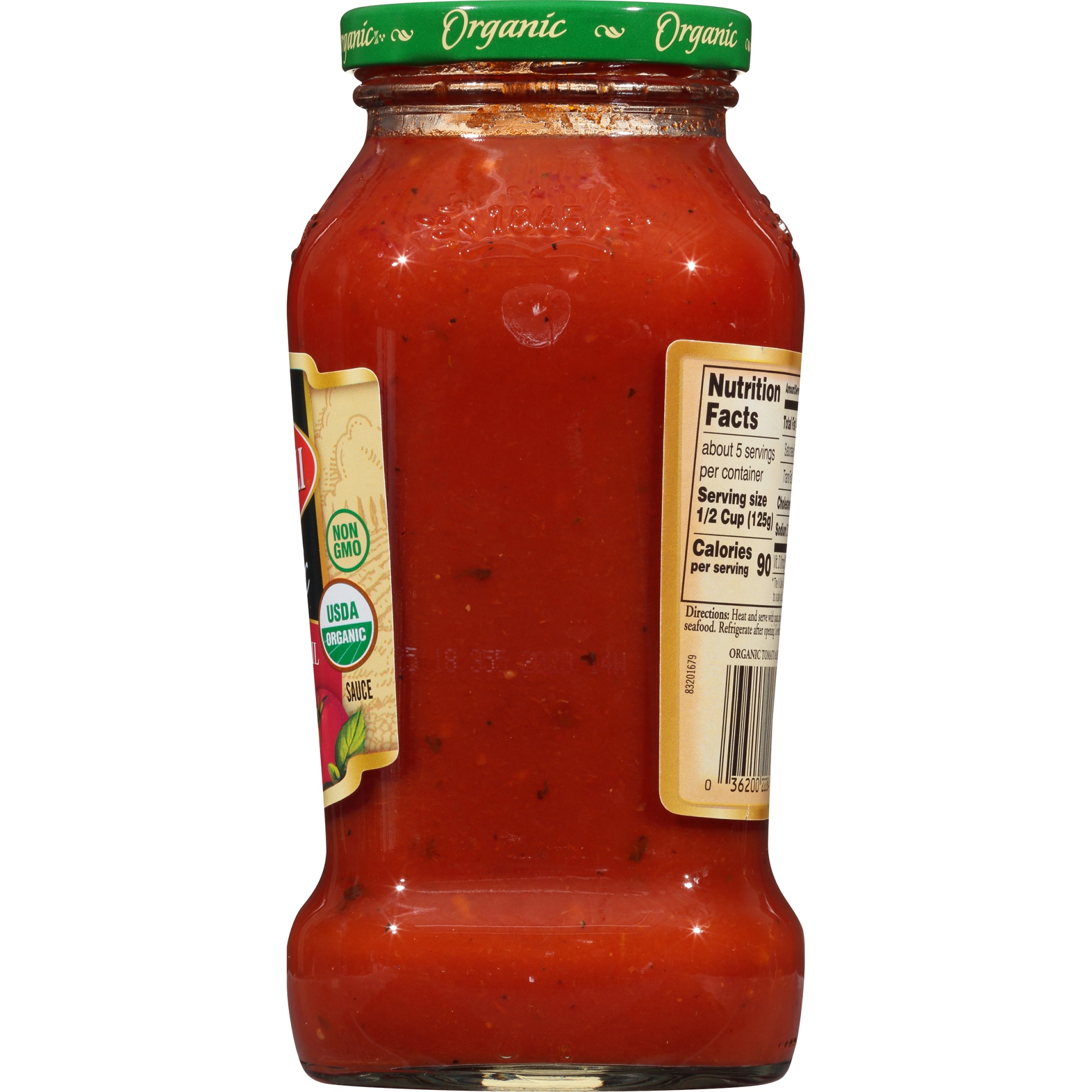 slide 6 of 6, Bertolli Organic Traditional Tomato & Basil Pasta Sauce - 24oz, 24 oz