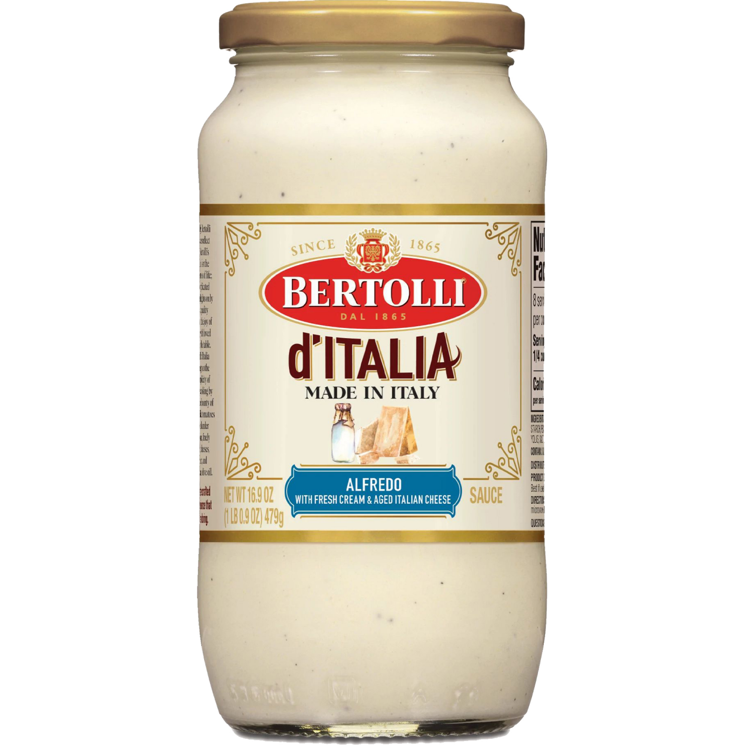 slide 1 of 5, Bertolli D'Italia Alfredo Sauce 16.9 oz, 16.9 fl oz