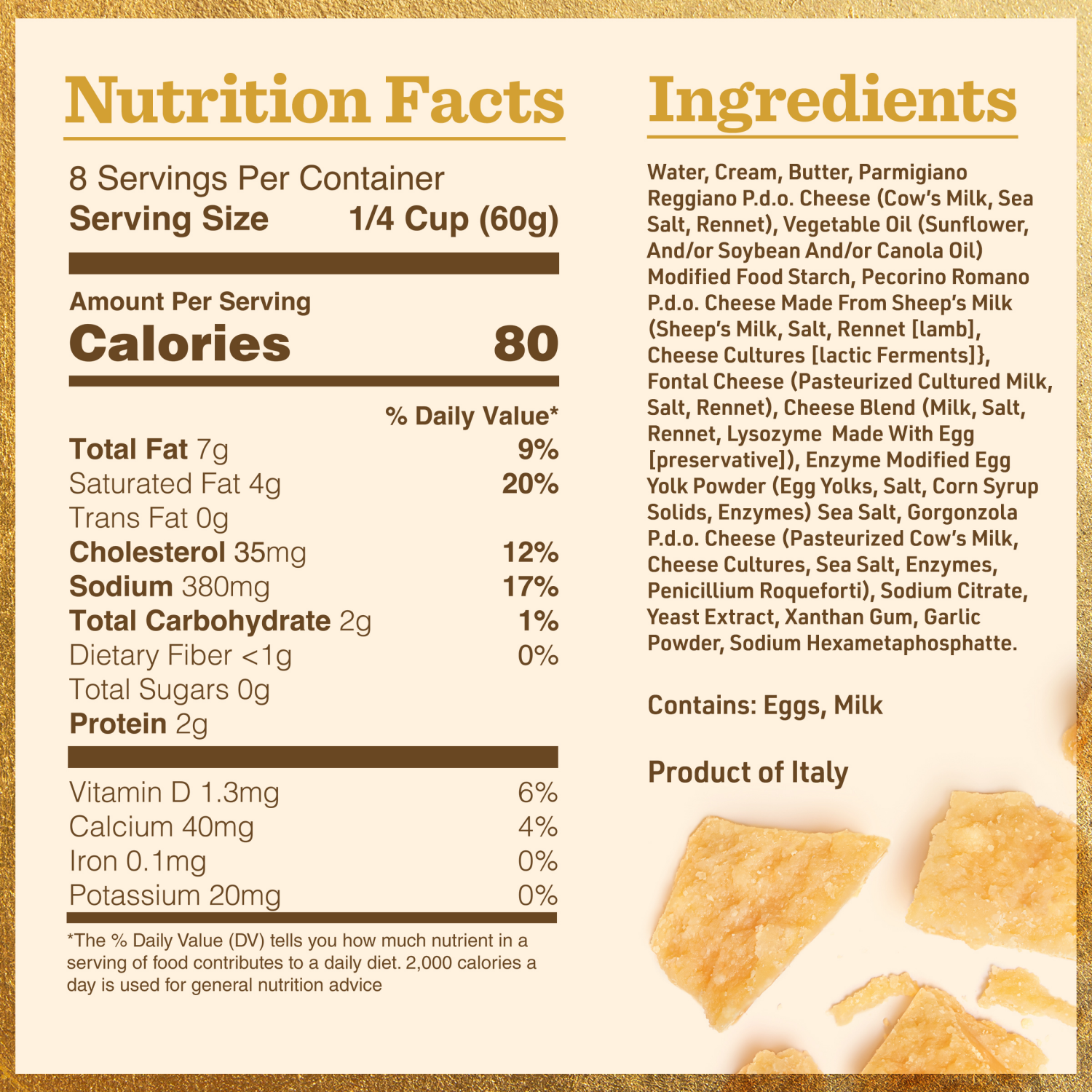 slide 3 of 5, Bertolli d'Italia Four Cheese Alfredo Sauce, 16.9 oz