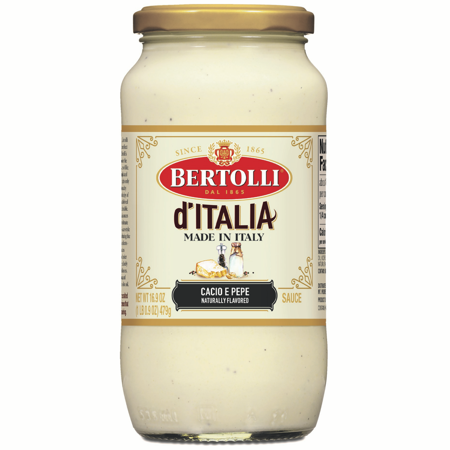 slide 1 of 5, Bertolli Cacio E Pepe Sauce 16.9 oz, 16.9 oz