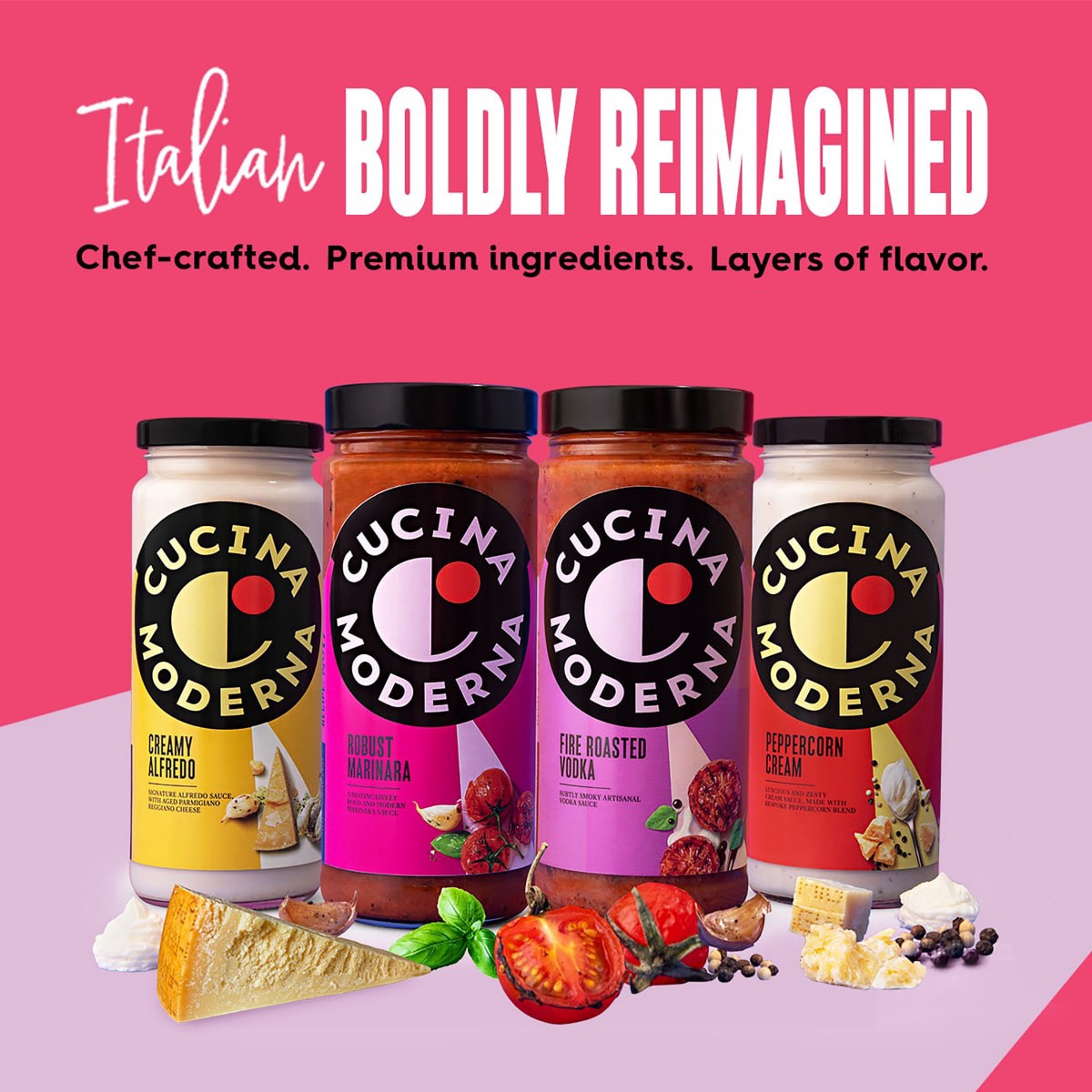 slide 12 of 17, Cucina Moderna Creamy Alfredo Sauce 15.5 oz, 15.5 oz