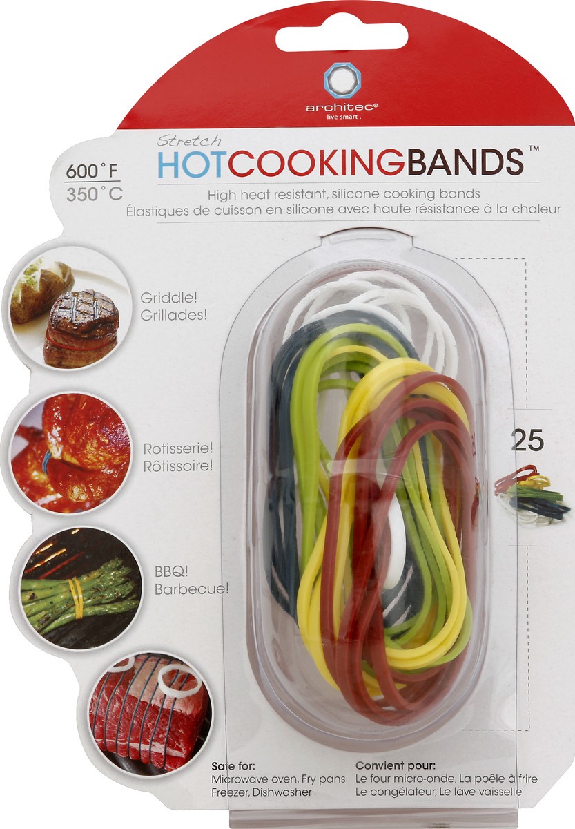 slide 1 of 8, Architec Cooking Bands 25 ea, 25 ct