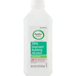 Signature Select/care Alcohol Isopropyl Rubbing 70% First Aid Antiseptic - 16 Fl. Oz.