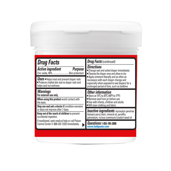 slide 7 of 29, Boudreaux's Butt Paste Maximum Strength, Baby Diaper Rash Cream, Ointment, 14 oz Flip-Top, 14 oz