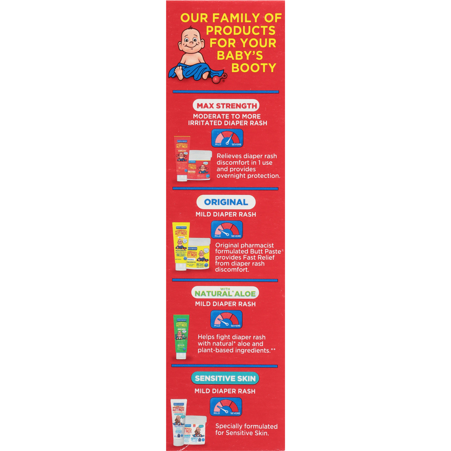 slide 2 of 5, Boudreaux's Butt Paste Diaper Rash Cream Ointment, 4 oz