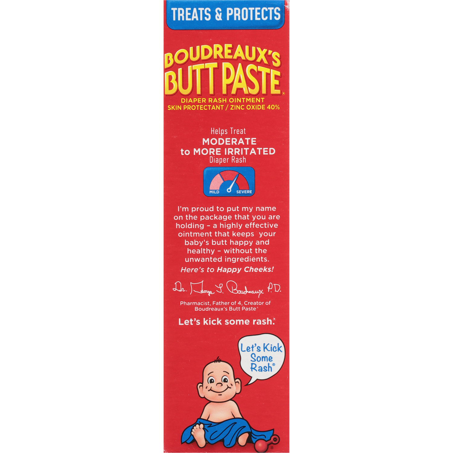slide 3 of 5, Boudreaux's Butt Paste Diaper Rash Cream Ointment, 4 oz