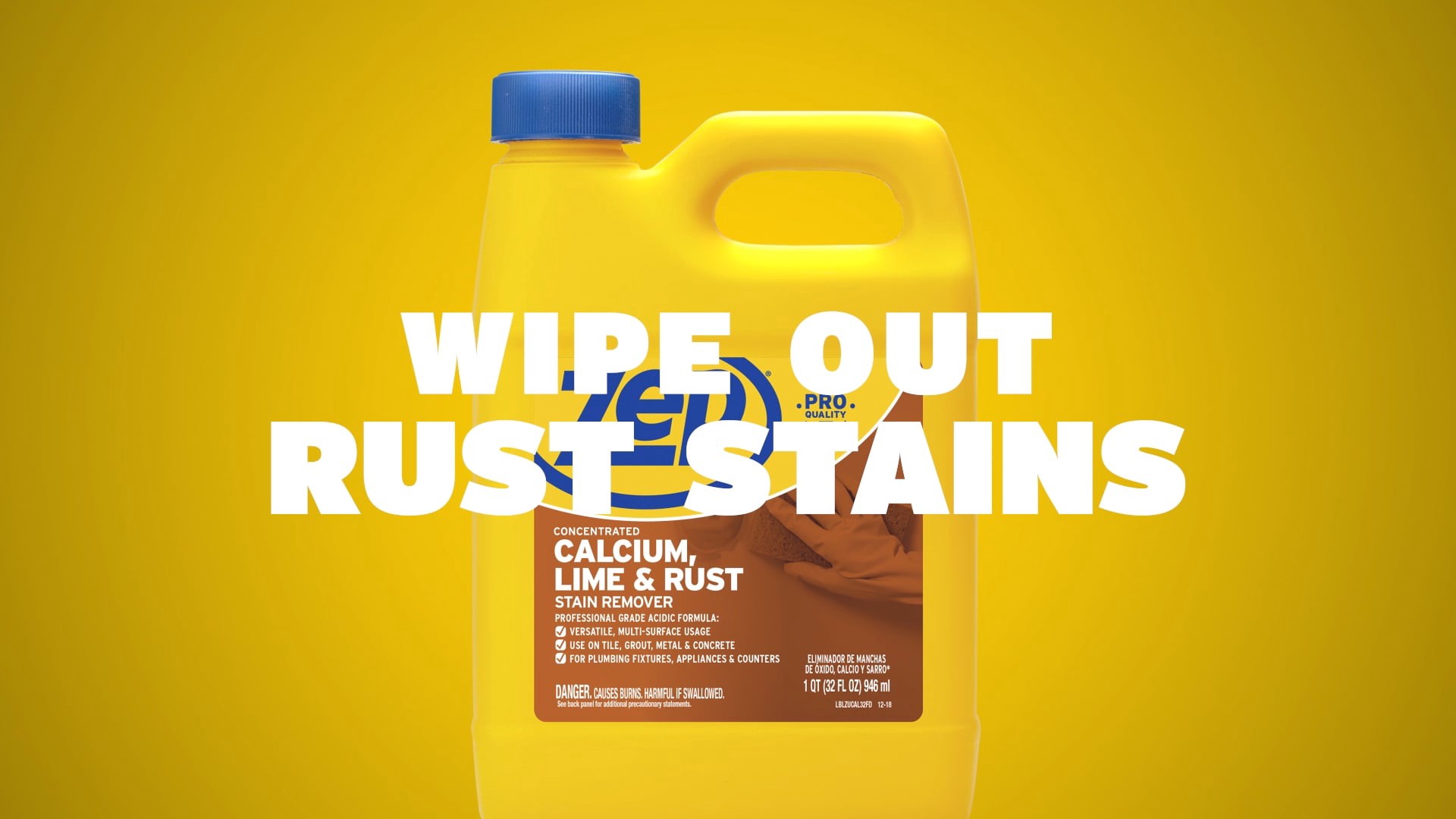 slide 4 of 6, Zep Calcium, Lime and Rust Stain 128-fl oz Rust Remover, 1 ct