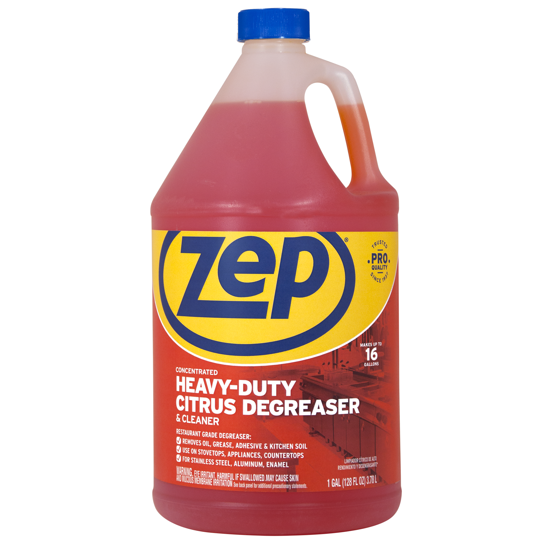 slide 1 of 6, Zep Concentrated Heavy-Duty Citrus 128 -fl oz Degreaser, 1 ct