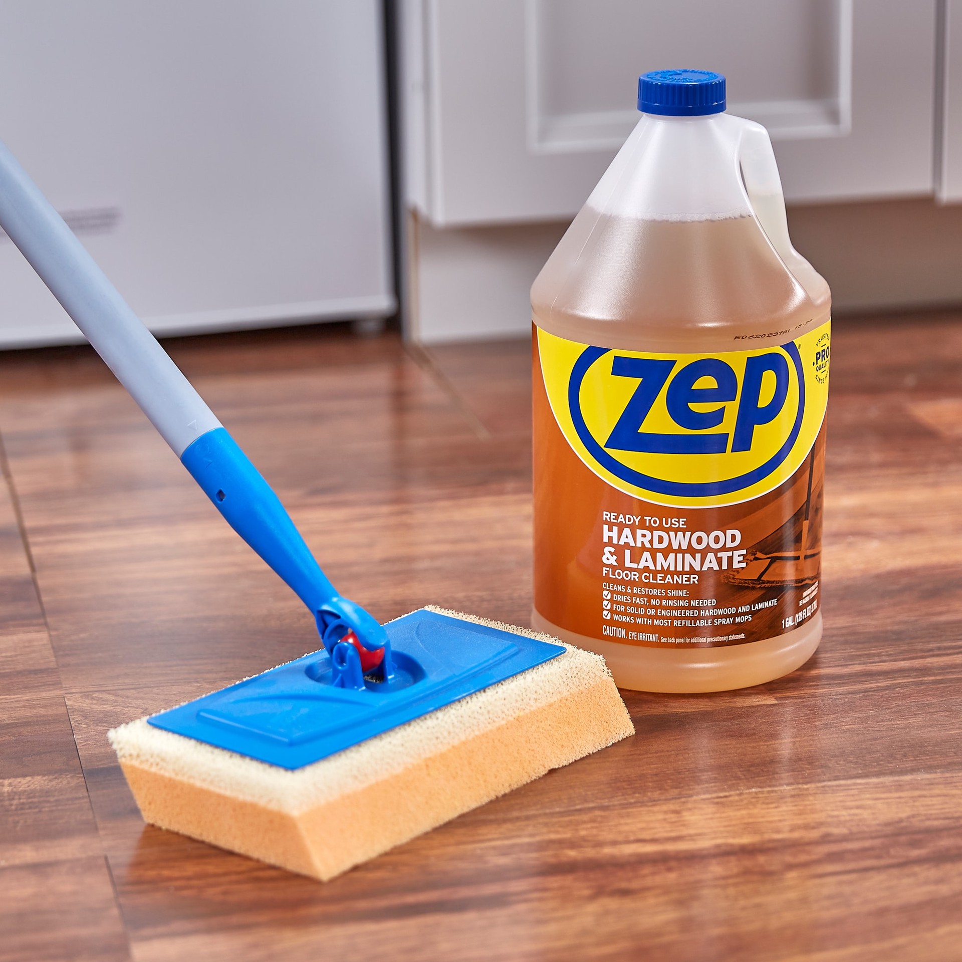 slide 3 of 6, Zep Hardwood and Laminate Floor Cleaner. Liquid Floor Cleaner 128 -fl oz, 1 ct