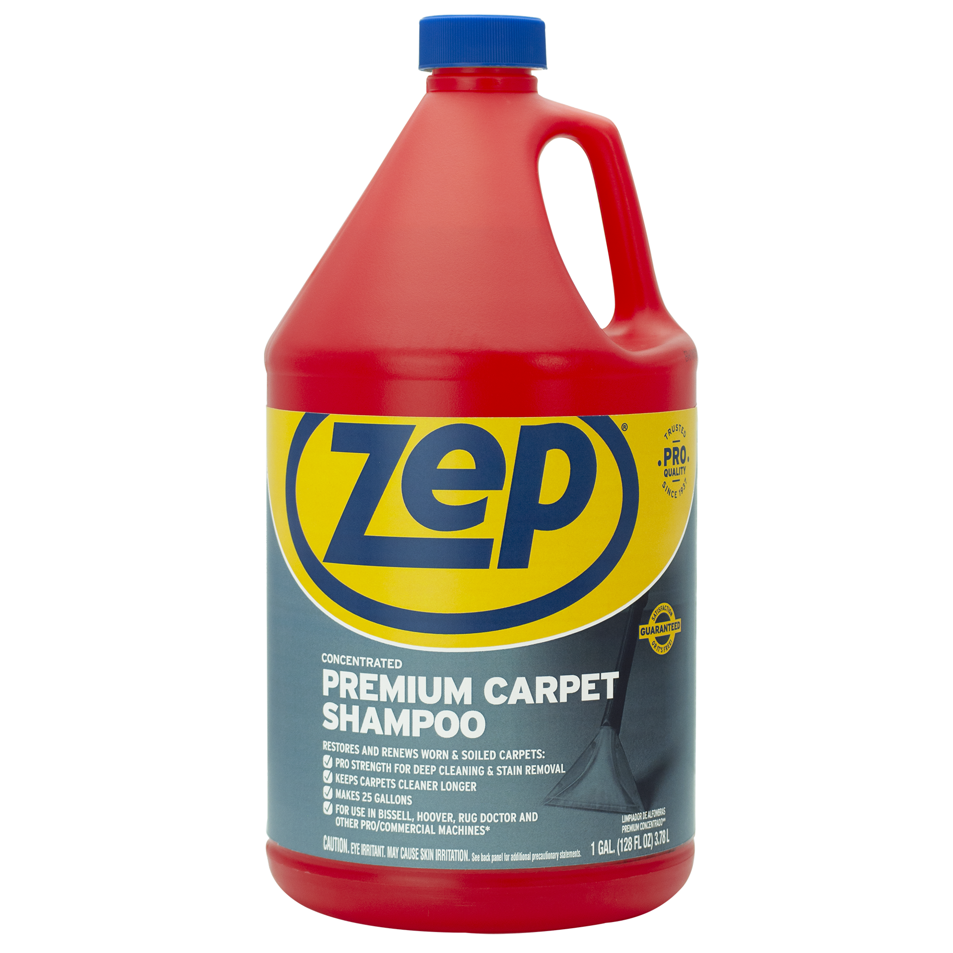 slide 1 of 6, Zep Concentrated Premium Carpet Shampoo Carpet cleaner Liquid 128-oz, 1 ct