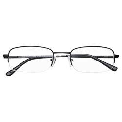 SAV Eyewear Clear Readers Semi Rim +2.00