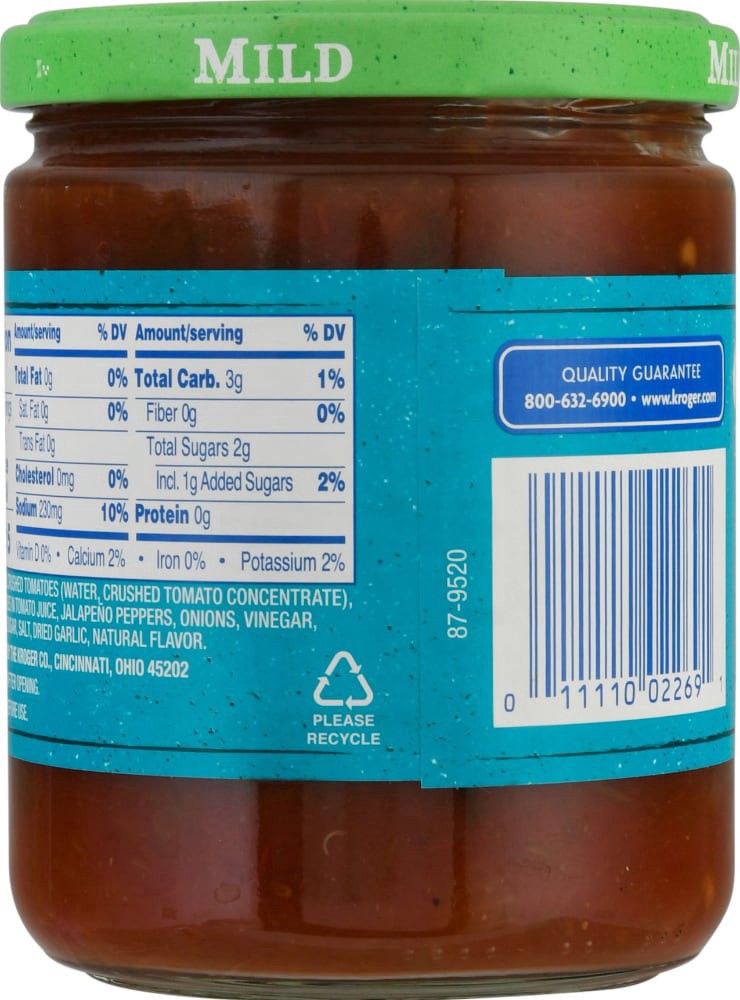 slide 4 of 4, Kroger Thick & Chunky Mild Salsa - 16 oz, 16 oz