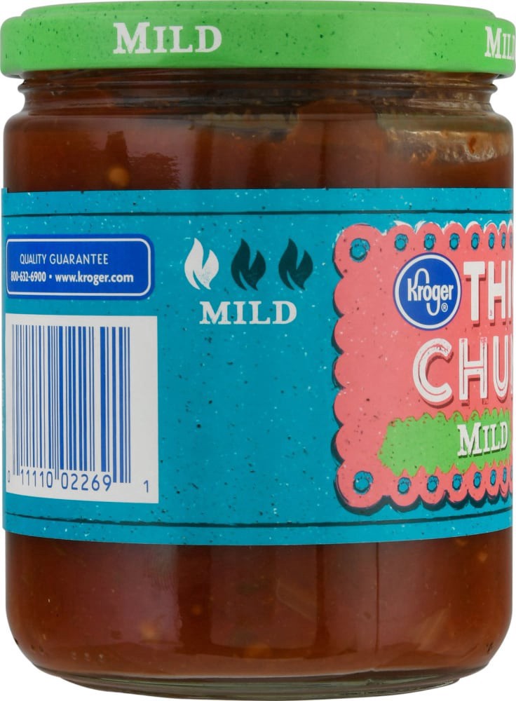 slide 2 of 4, Kroger Thick & Chunky Mild Salsa - 16 oz, 16 oz