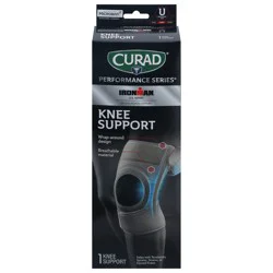 Curad Performance Series Knee Support, Universal Size, 1 ea