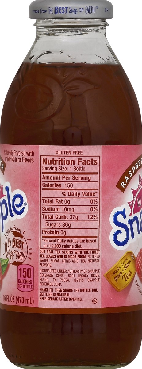 slide 4 of 5, Snapple Raspberry Iced Tea - 4 ct, 4 ct