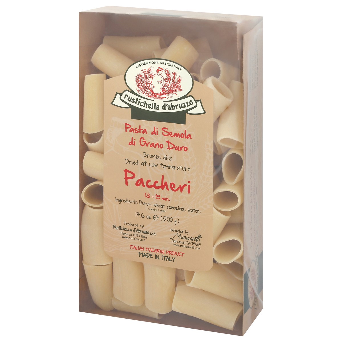 slide 4 of 9, Rustichella d'Abruzzo Paccheri 17.6 oz Bag, 17.6 oz
