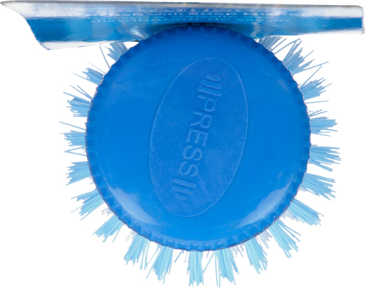 slide 11 of 12, Cleaning Solutions Soap Dispensing Dish Scrubber Mini 1 ea, 1 ct
