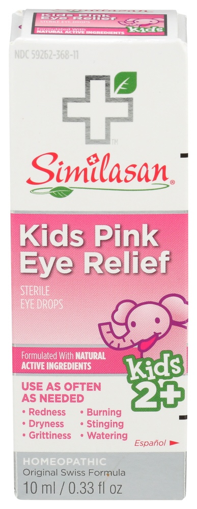 slide 1 of 1, Similasan Kids Irritated Eye Relief Eye Drops, 0.33 oz