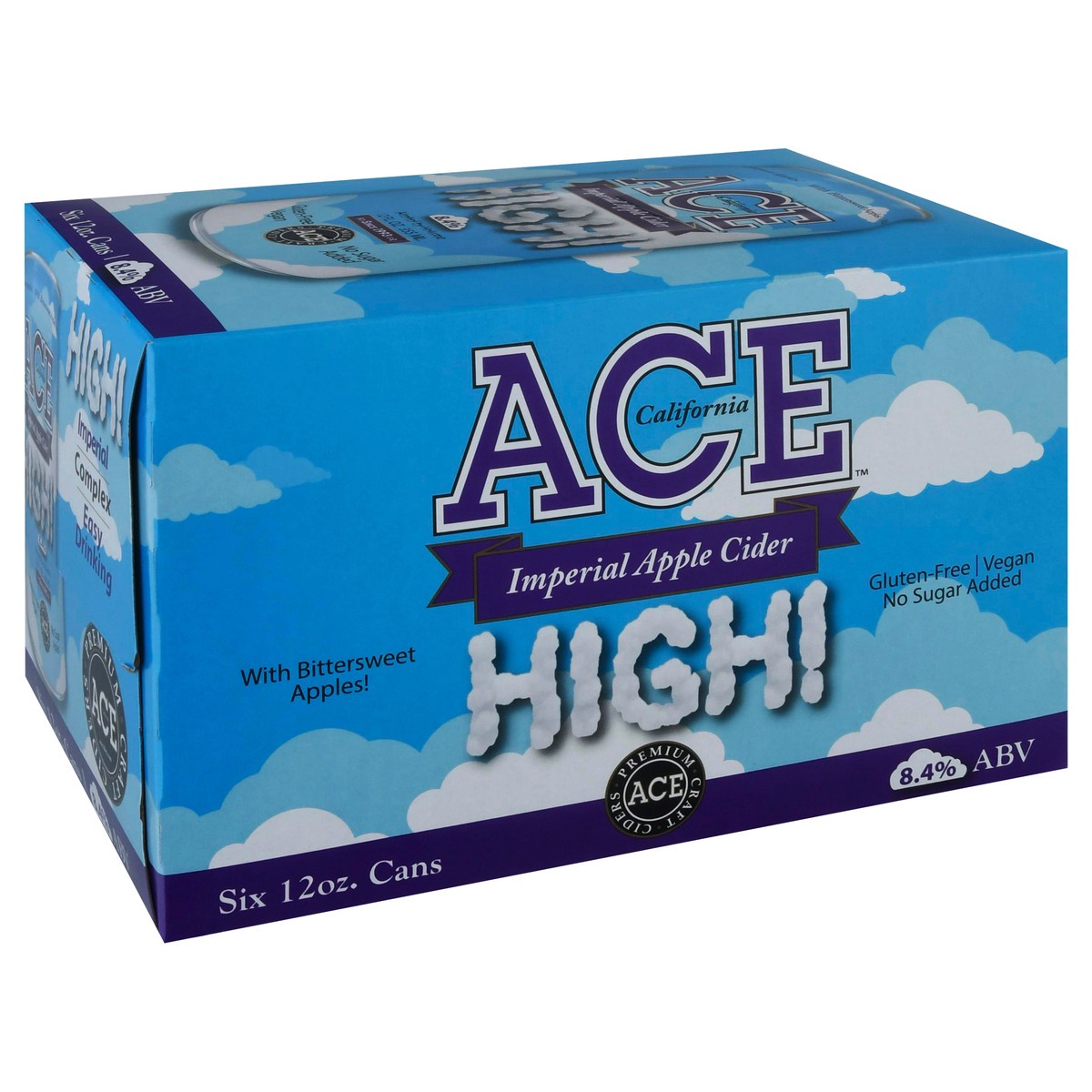 slide 6 of 9, Ace Ciders High Cider, 6 ct; 12 fl oz