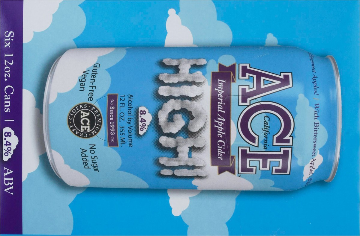 slide 2 of 9, Ace Ciders High Cider, 6 ct; 12 fl oz