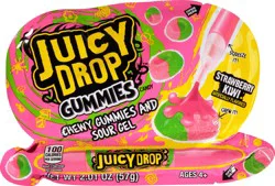Juicy Drop Strawberry Kiwi Gummies Candy 2.01 oz