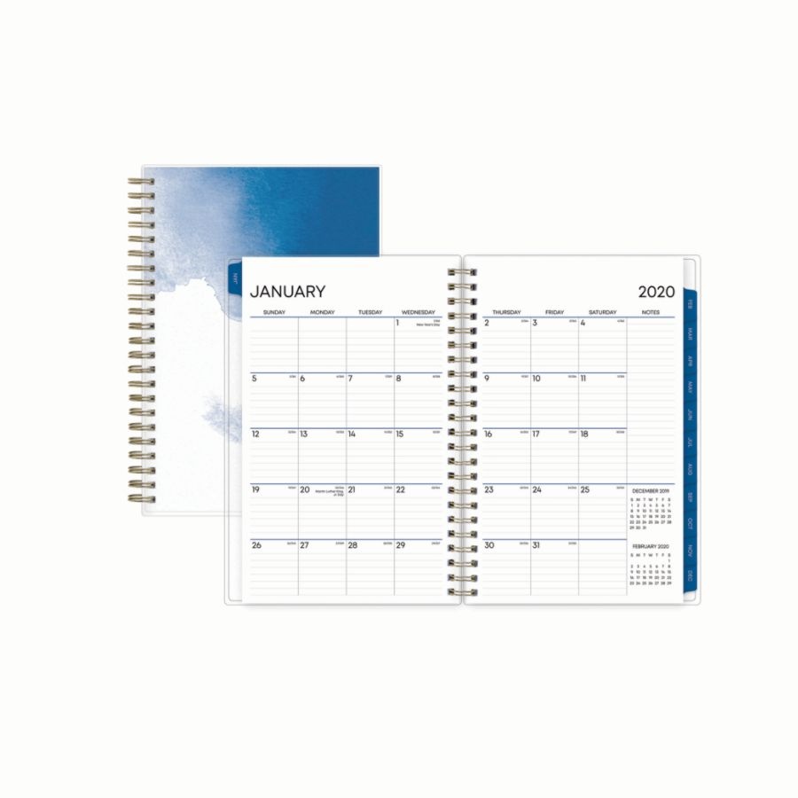 slide 2 of 4, Blue Sky Weekly/Monthly Planner, 5'' X 8'', Essence, January To December 2020, 1 ct
