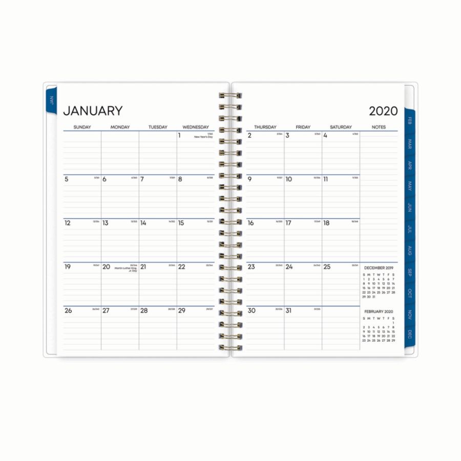 slide 4 of 4, Blue Sky Weekly/Monthly Planner, 5'' X 8'', Essence, January To December 2020, 1 ct