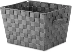 Everyday Living Small Woven Strap Tote - Gray