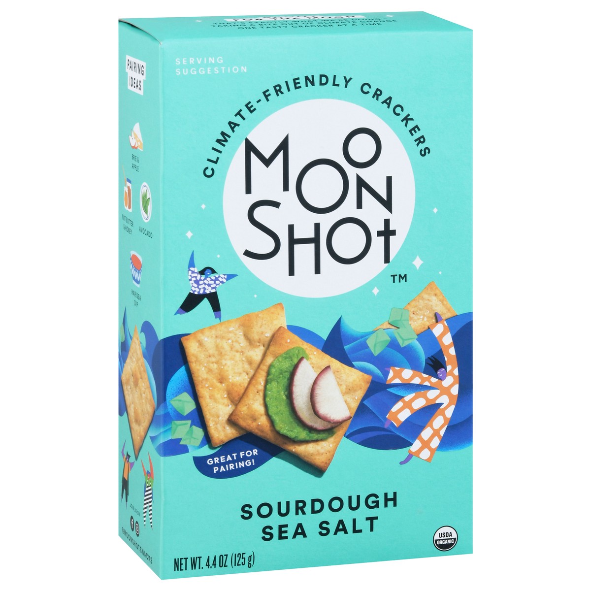 slide 7 of 13, Moonshot Sourdough Sea Salt Crackers 4.4 oz, 4.4 oz