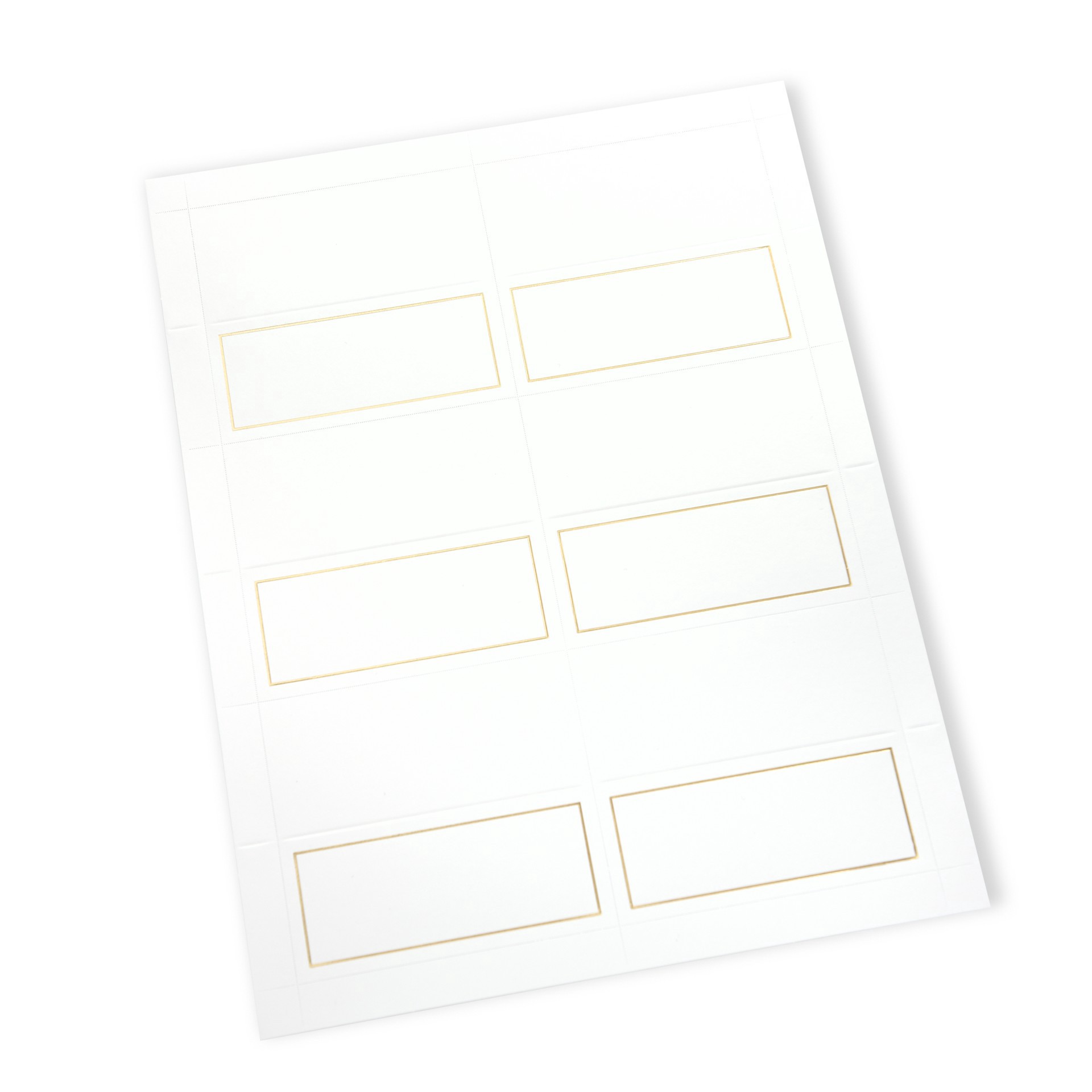 slide 4 of 6, Gold Border Place Cards By Recollections, 48ct., 48 ct