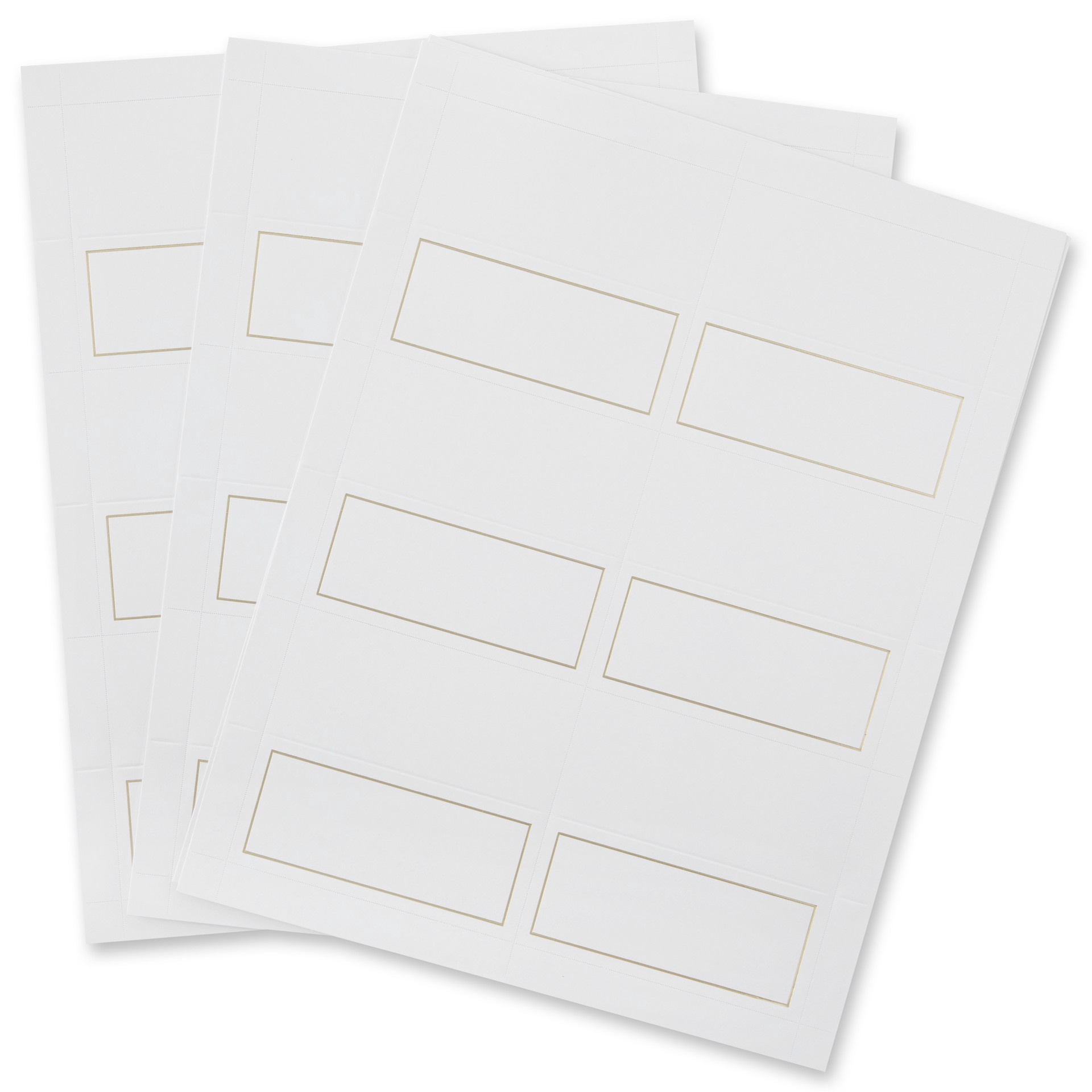 slide 3 of 6, Gold Border Place Cards By Recollections, 48ct., 48 ct