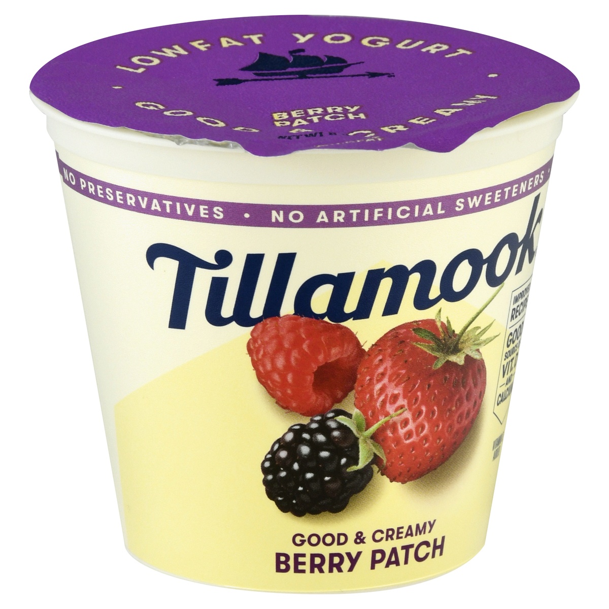 slide 2 of 9, Tillamook Yogurt Low Fat Northwest Berry Patch, 