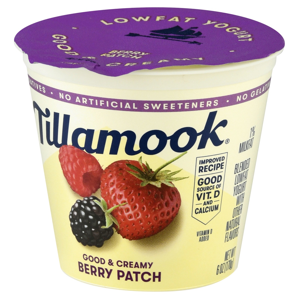 slide 3 of 9, Tillamook Yogurt Low Fat Northwest Berry Patch, 