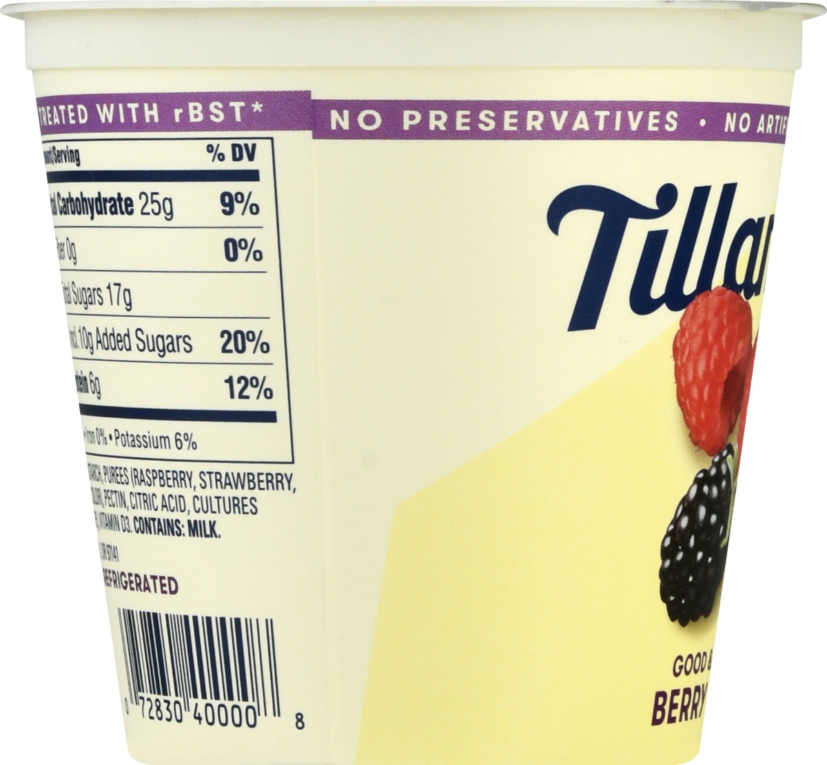 slide 7 of 9, Tillamook Yogurt Low Fat Northwest Berry Patch, 