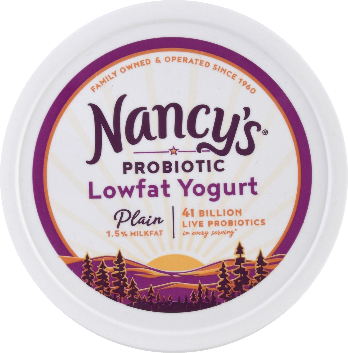 slide 9 of 9, Nancy's Probiotic Lowfat Plain Yogurt 32 oz, 32 oz