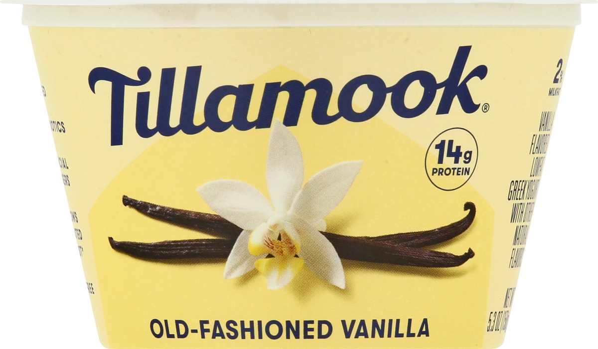 slide 6 of 9, Tillamook Farmstyle Greek Old Fashioned Vanilla Yogurt, 