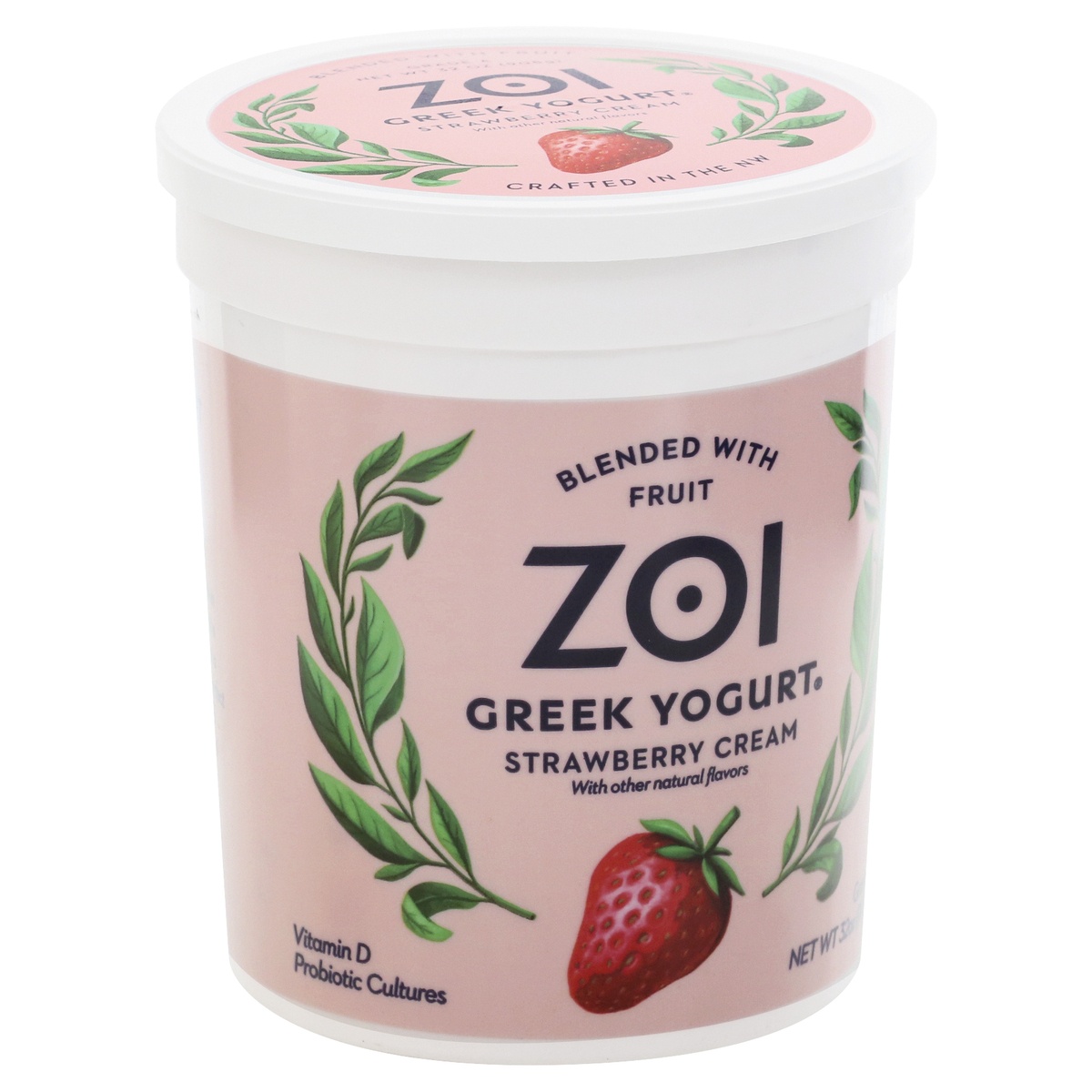 slide 2 of 9, Zoi Greek Yogurt Strawberry Cream, 