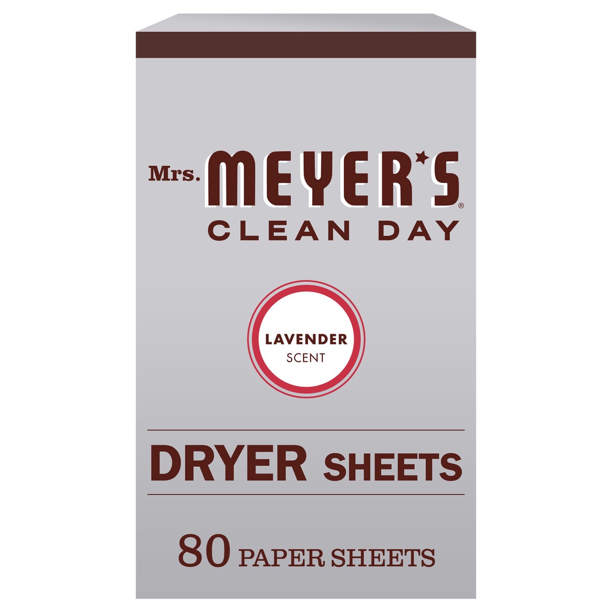 slide 2 of 2, Mrs. Meyer's Clean Day Lavender Scent Dryer Sheets - 80ct, 80 oz