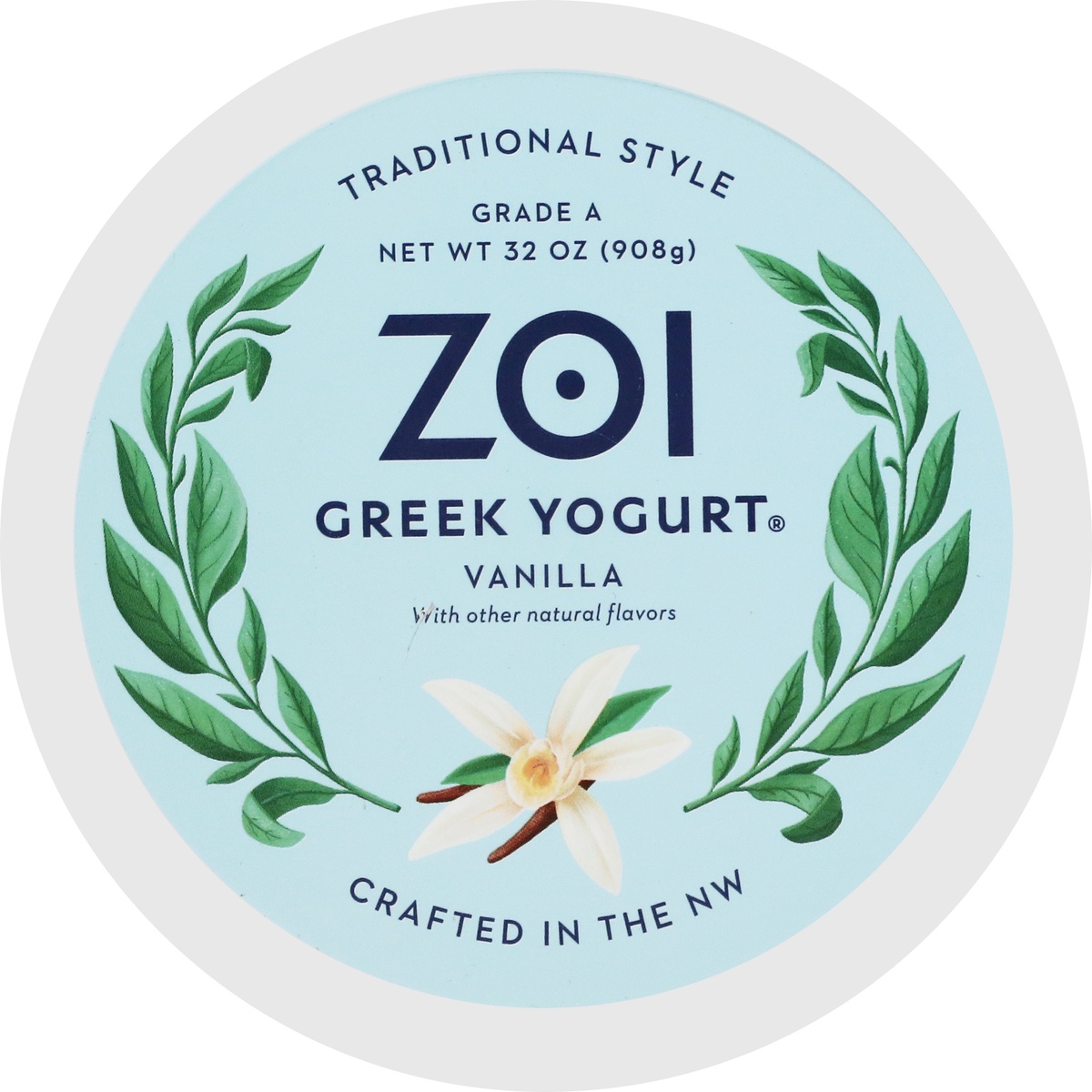 slide 4 of 13, Zoi Traditional Style Greek Vanilla Yogurt 32 oz, 32 oz