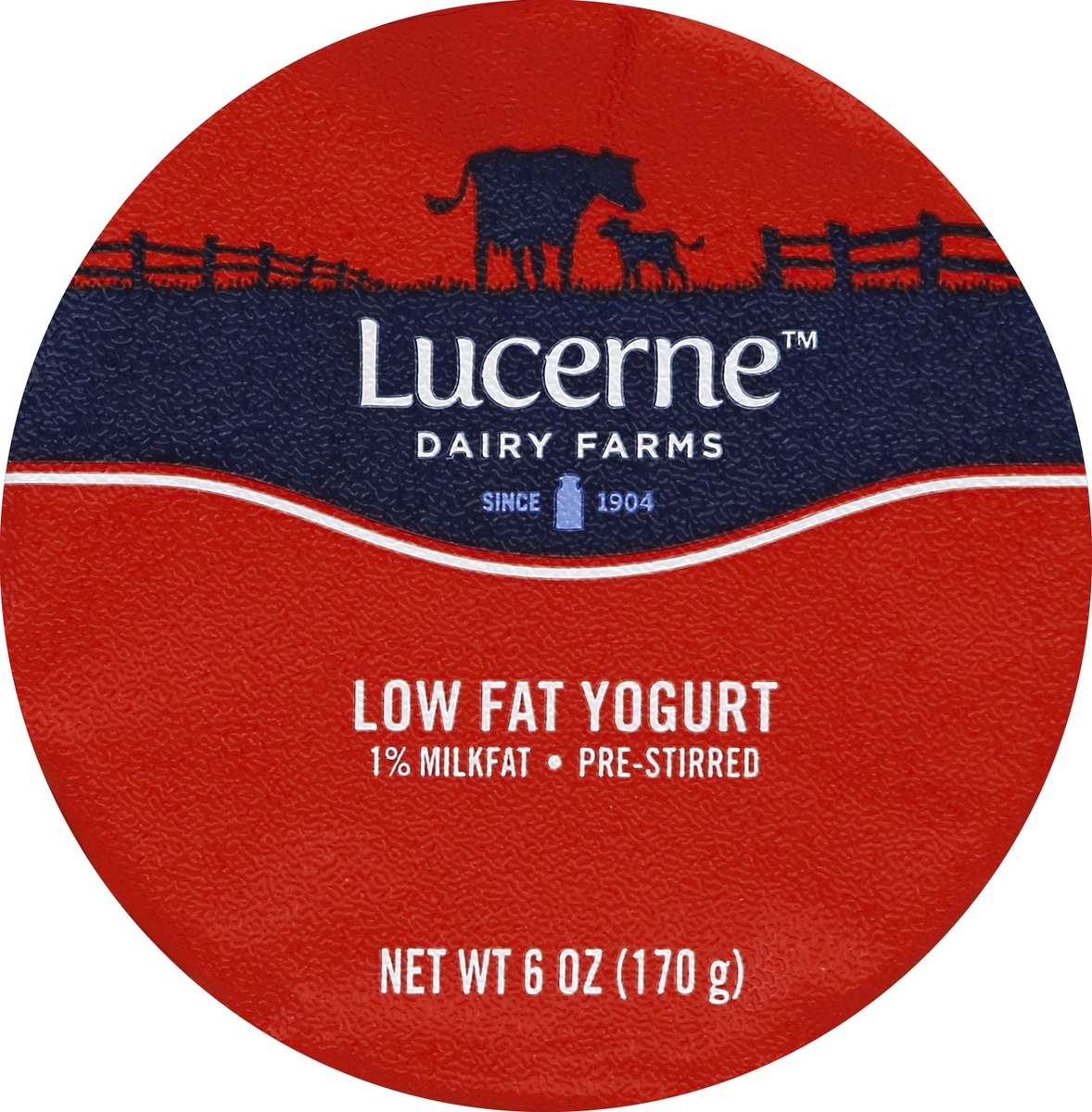 slide 3 of 3, Lucerne Dairy Farms Yogurt Lowfat Peach Flavored, 