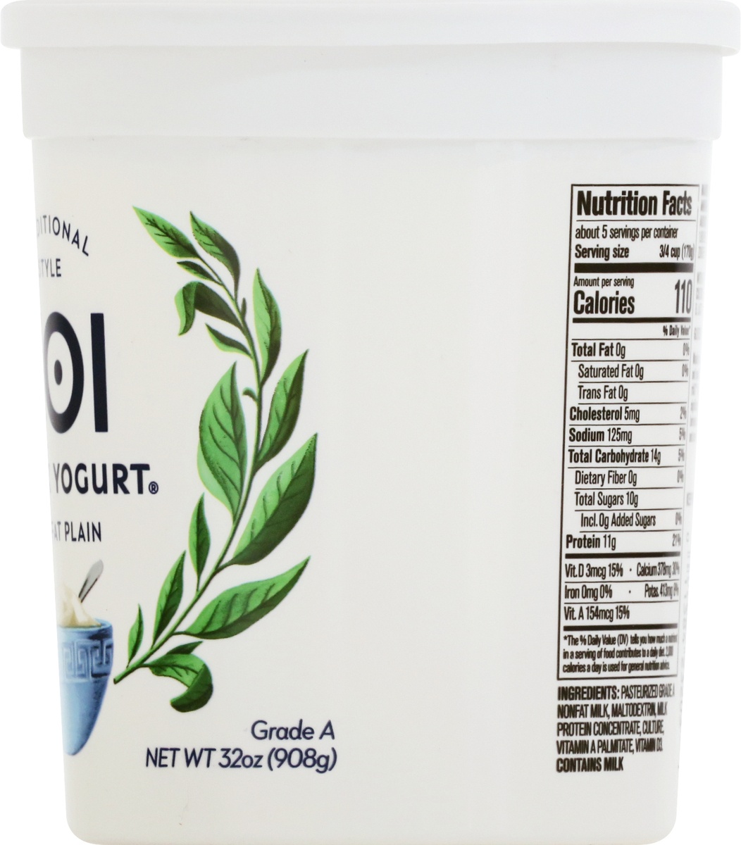 slide 8 of 9, Zoi Traditional Style Greek Nonfat Plain Yogurt 32 oz, 